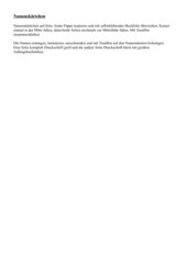 Namenschilder (für Ablagen / Stehsammler) und Namenskarten