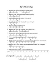 Sprachbuch-Rallye - Doppel-Klick 7