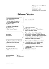 Walnuss-Plätzchen