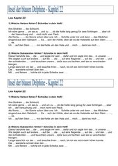 Insel der blauen Delphine - Aufgaben für Kapitel 22