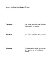 Paul Vier und die Schröders Lieblingsszenen darstellen