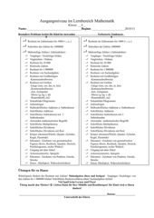 Lernkompetenz Mathematik