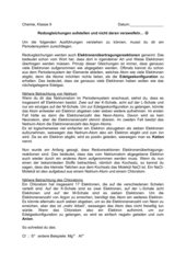 Redoxgleichungen aufstellen