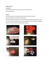 Blüten aus Stoff