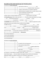 Die siebte und achte Hauptgruppe