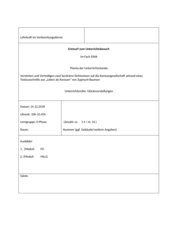 Konsumgesellschaft / Ethik Oberstufe
