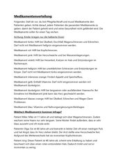 Medikamente verteilen Übung